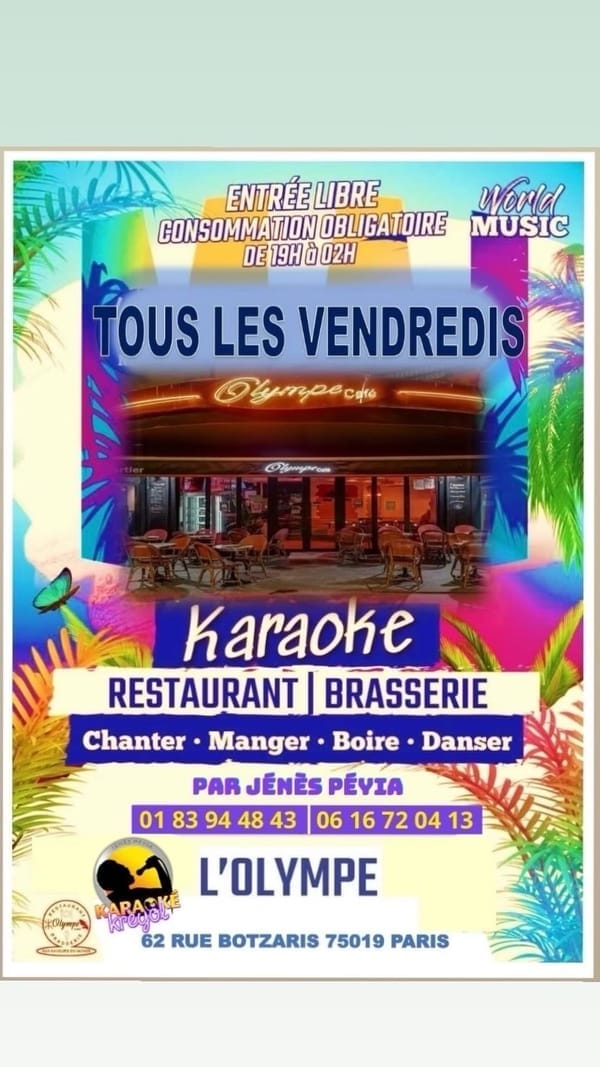 Lire la suite à propos de l’article Karaoke olympe