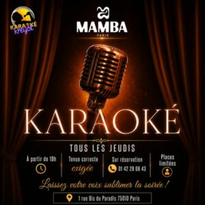 Lire la suite à propos de l’article Karaoke Mamba